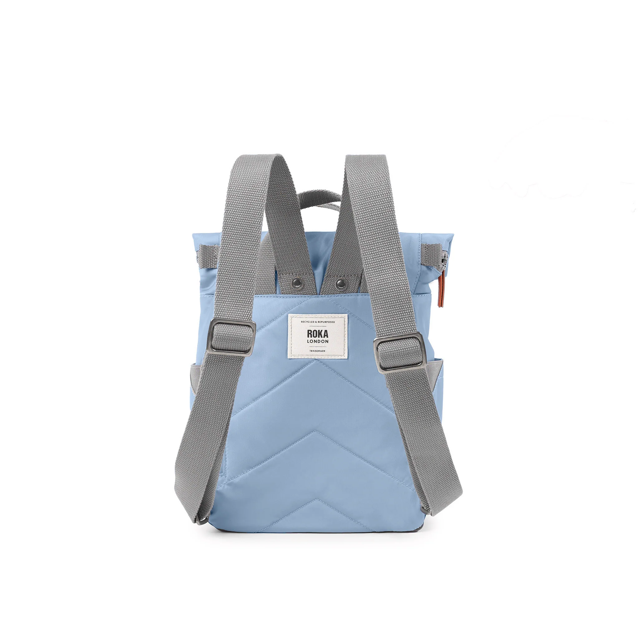 Canfield Small Backpack in Retro Blue Nylon - Image 2