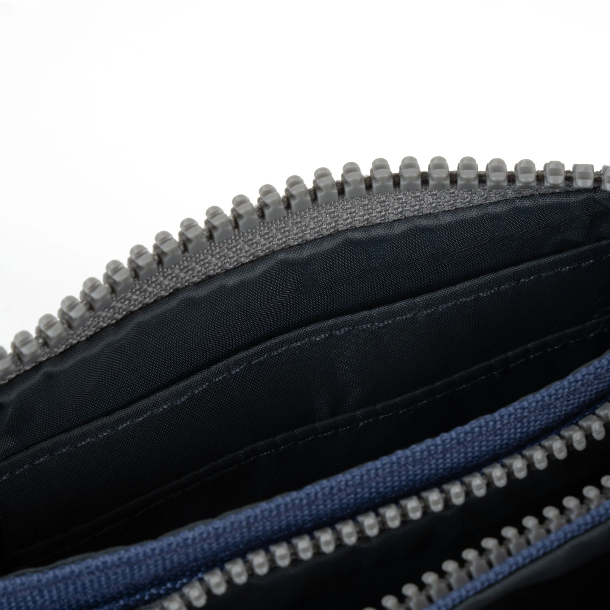 Carnaby Small Wallet in Burnt Blue Canvas - Image 4