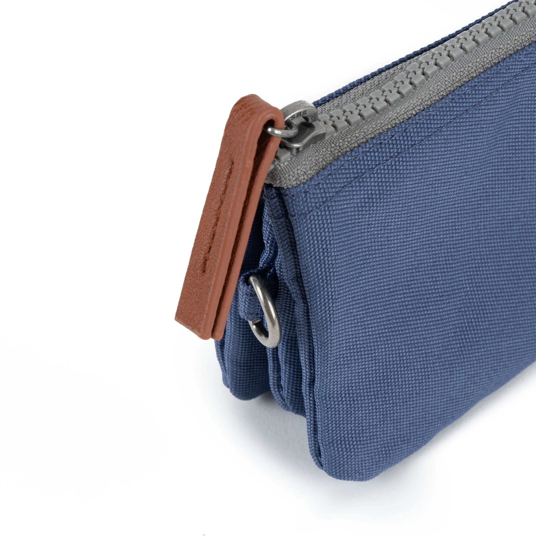 Carnaby Small Wallet in Burnt Blue Canvas - Image 6