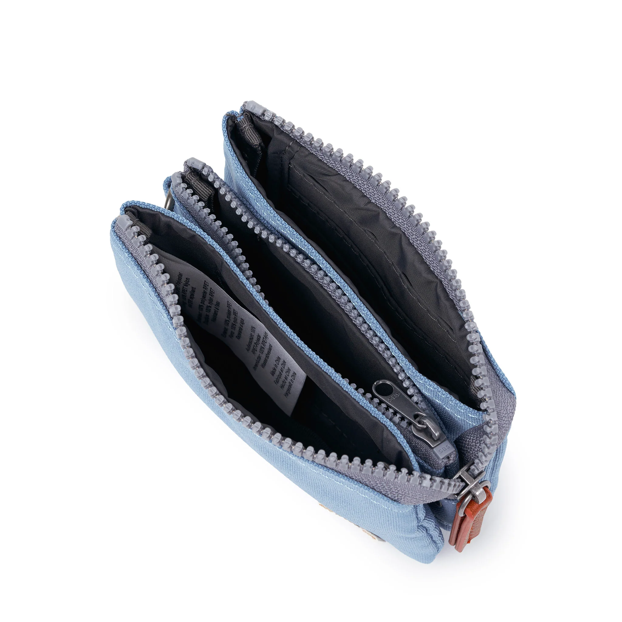 Carnaby Small Wallet in Retro Blue Canvas - Image 4