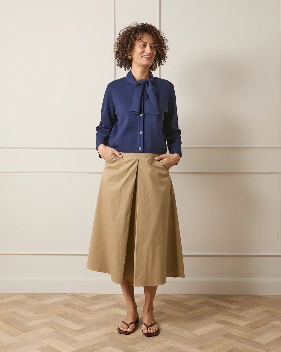 Camilla Cardigan Navy - Image 3
