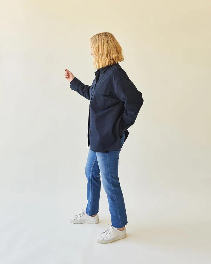 Meg Jacket Navy - Image 2