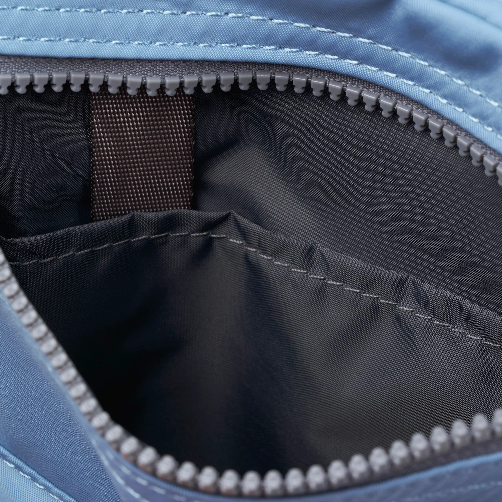 Chelsea B Crossbody in Retro Blue Nylon - Image 3