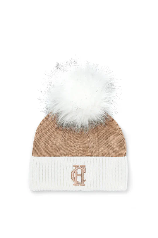 Chelsea Bobble Hat -  Camel - Image 4