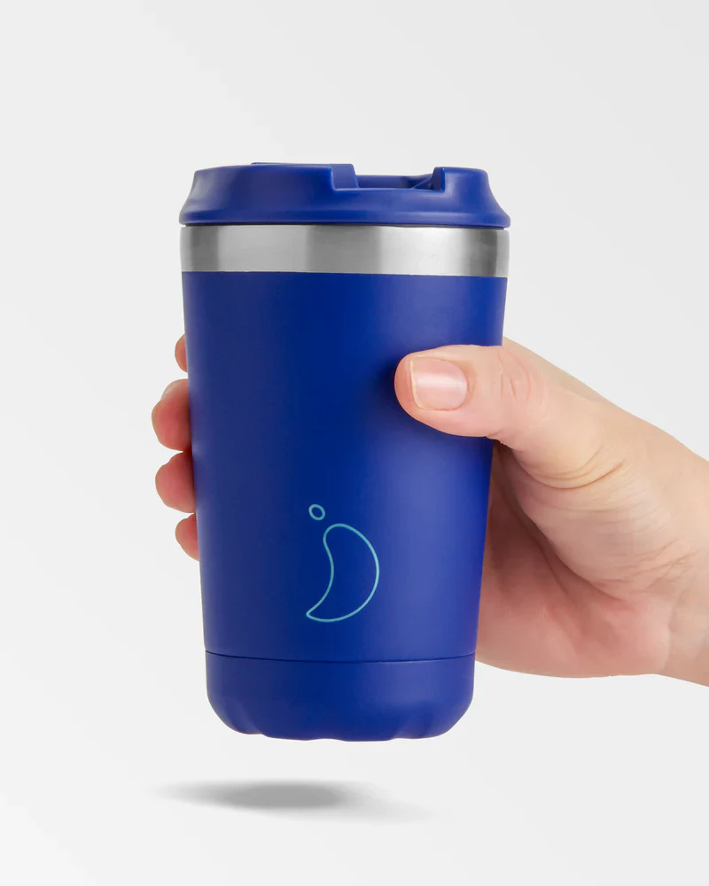 Original Matte Blue Coffee Cup 340ml - Image 2