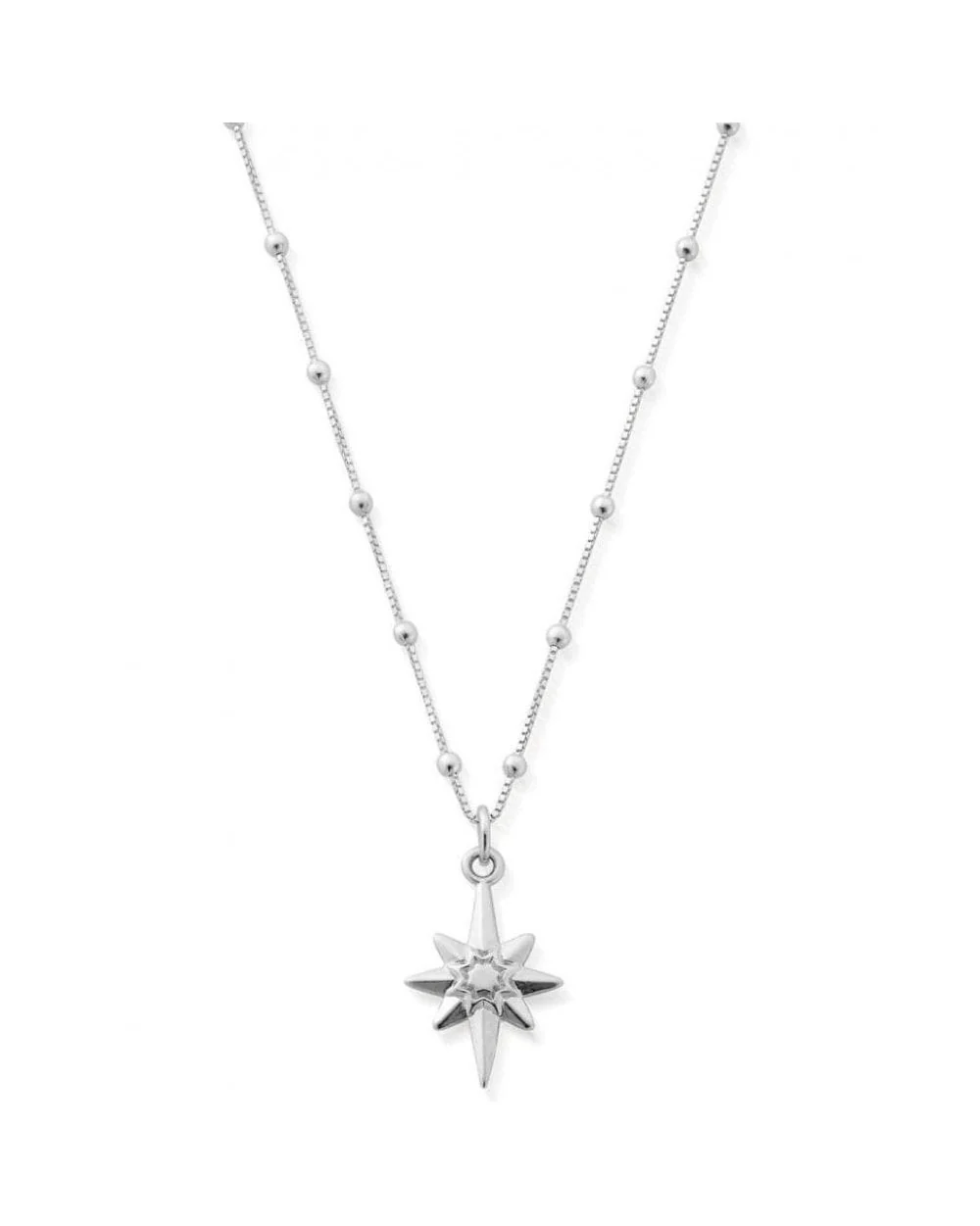 Bobble Chain Lucky Star Necklace