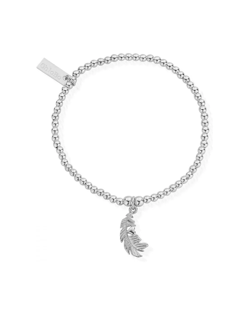 Cute Charm Feather Heart Bracelet