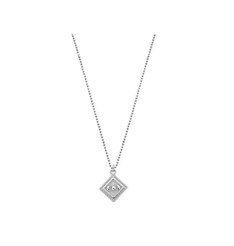 Diamond Cut Chain With Moon Magic Pendant