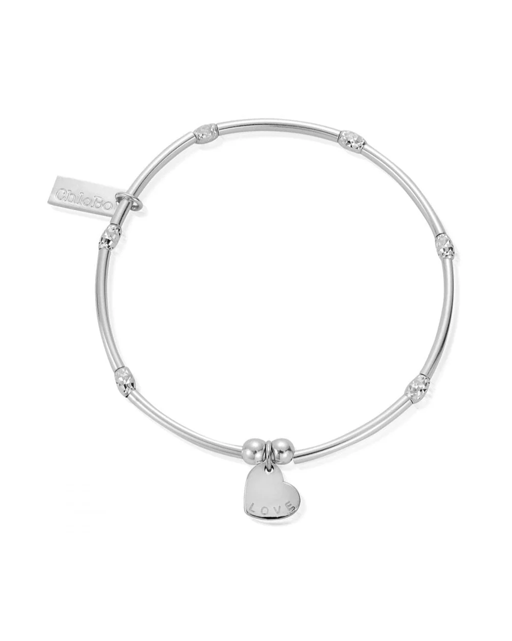 Mini Noodle Sparkle Rice Love Heart Bracelet - Image 2