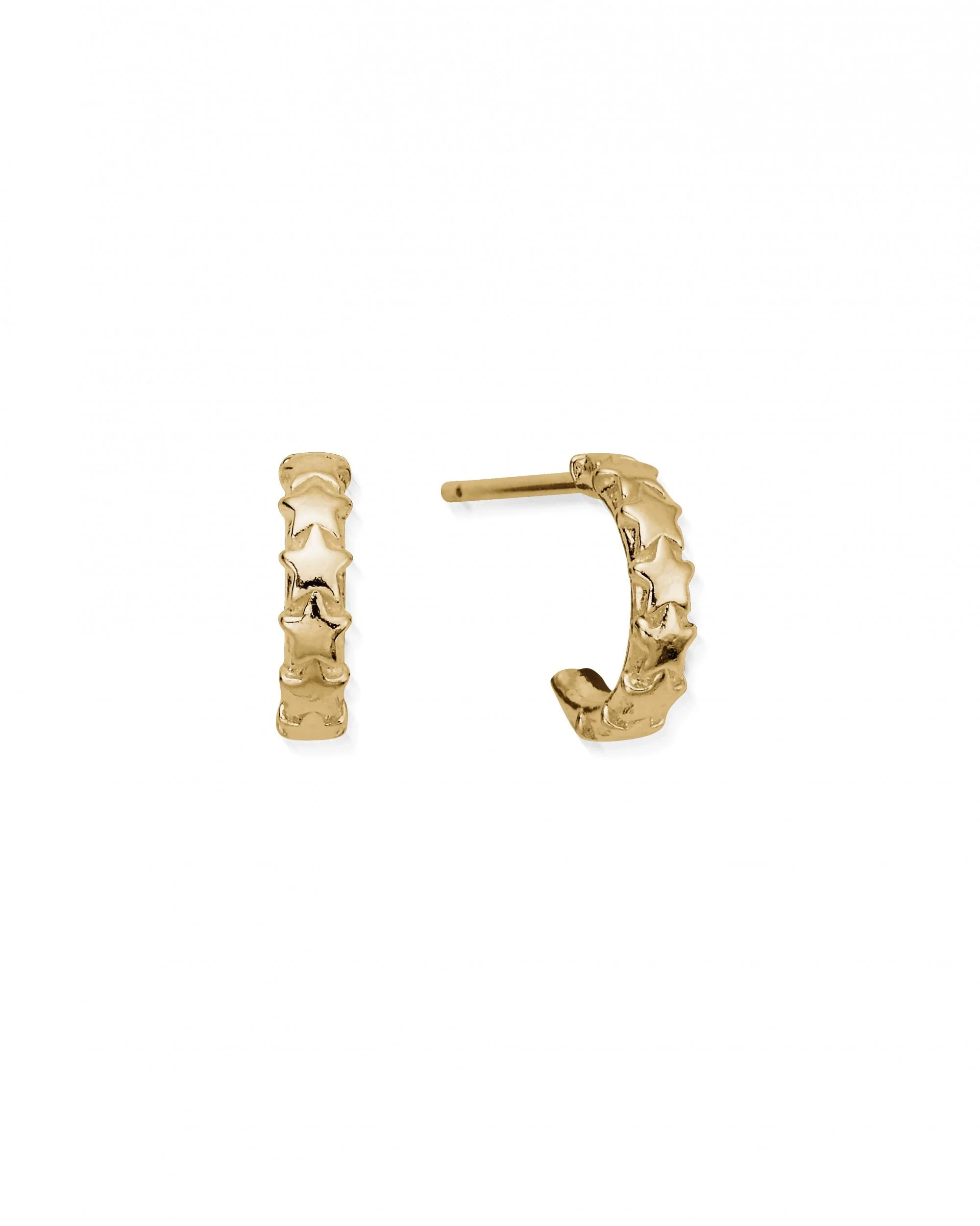 Tiny Multi Star Huggie Hoops