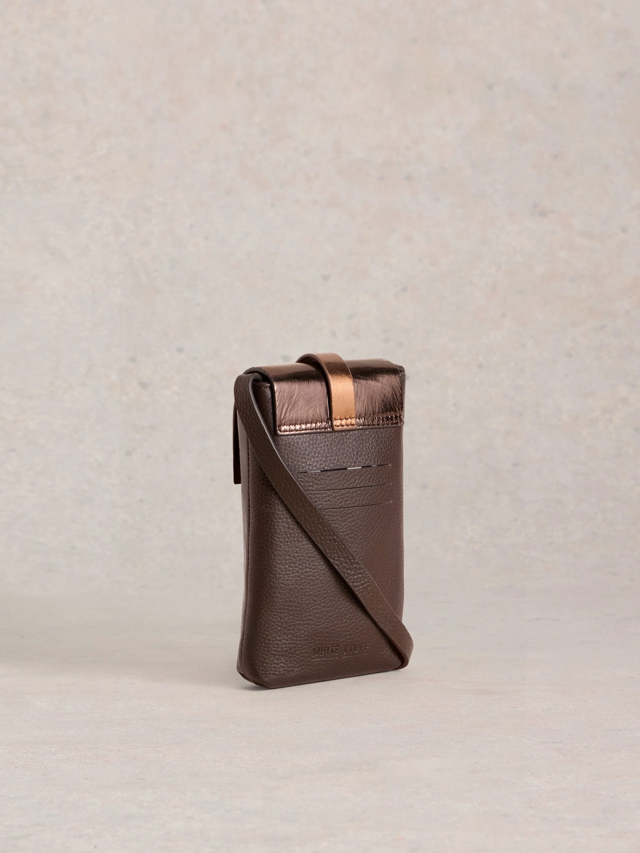 Clara Buckle Leather Phone Bag - Image 2