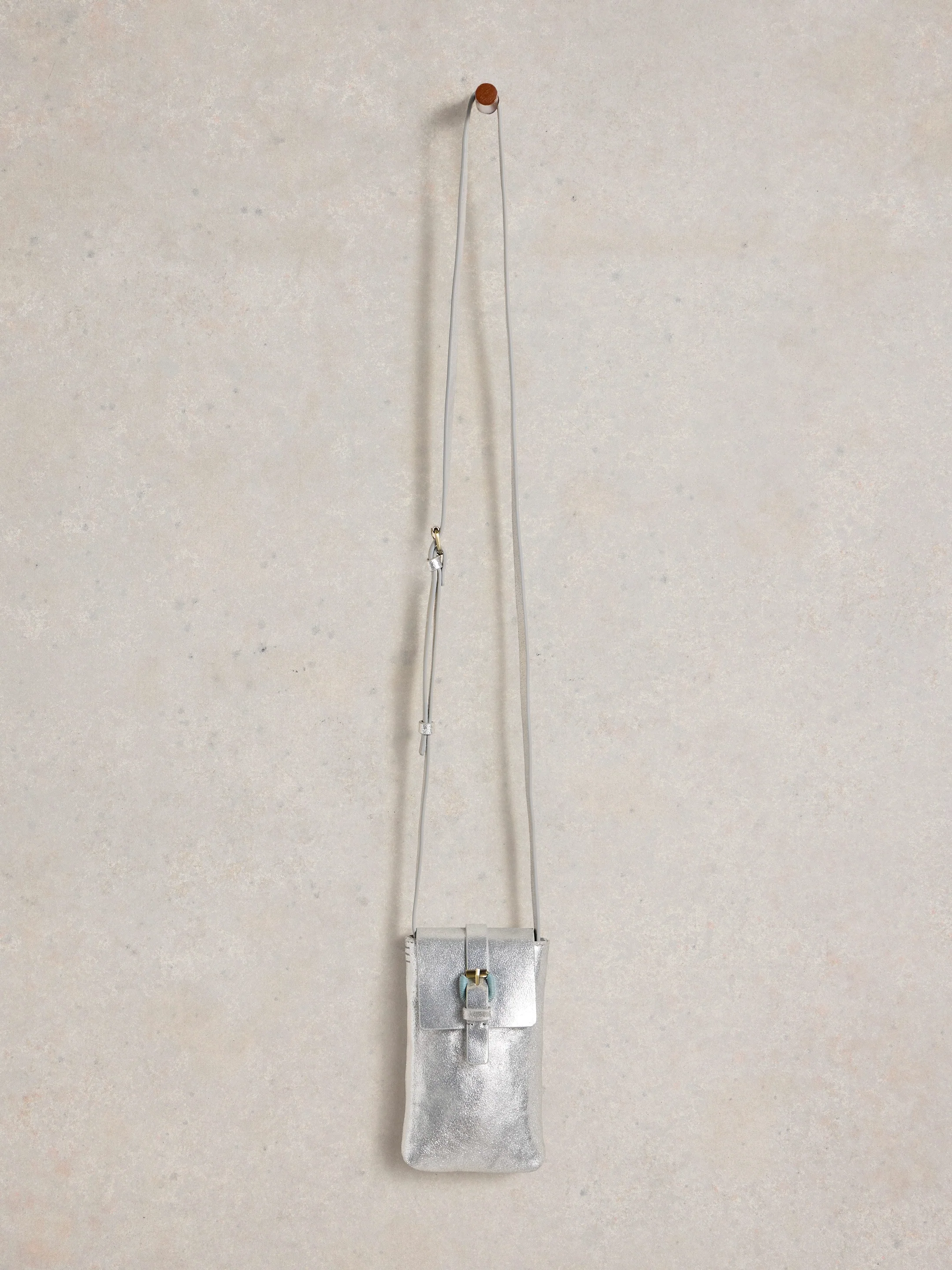 Clara Buckle Leather Phone Bag - Image 20