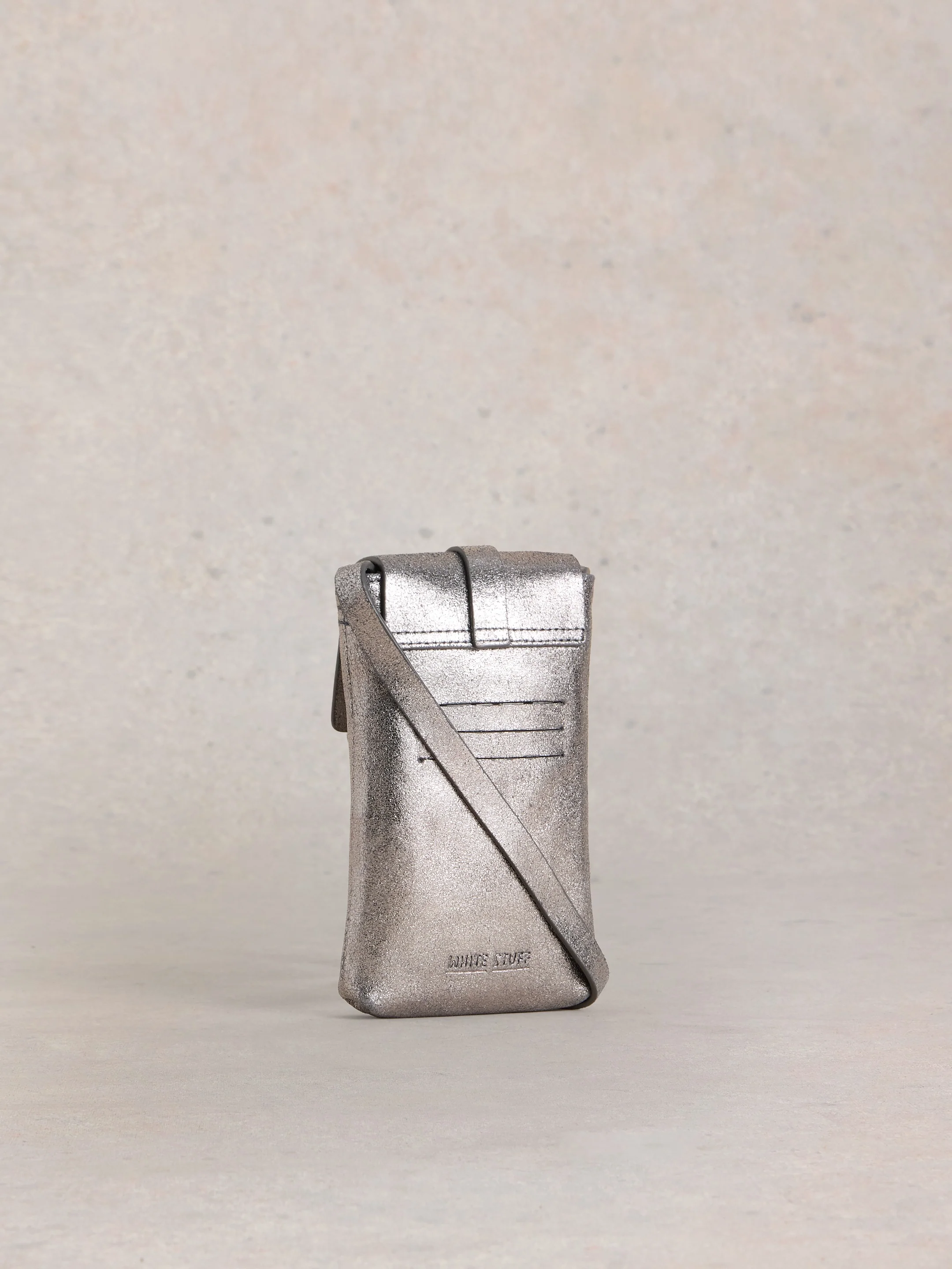 Clara Buckle Leather Phone Bag - Image 6