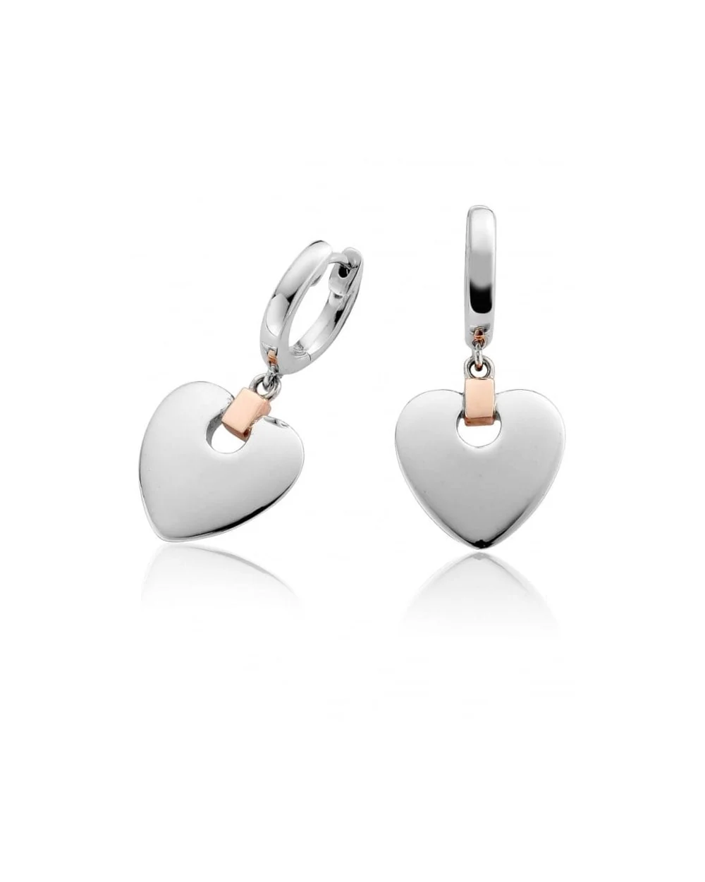 Cariad Sterling Silver Drop Earrings