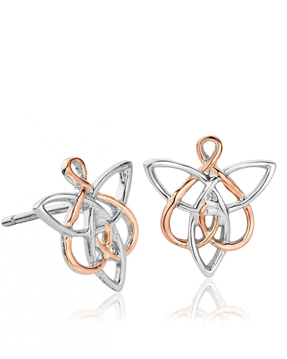 Fairies of the Mine White Topaz Stud Earrings