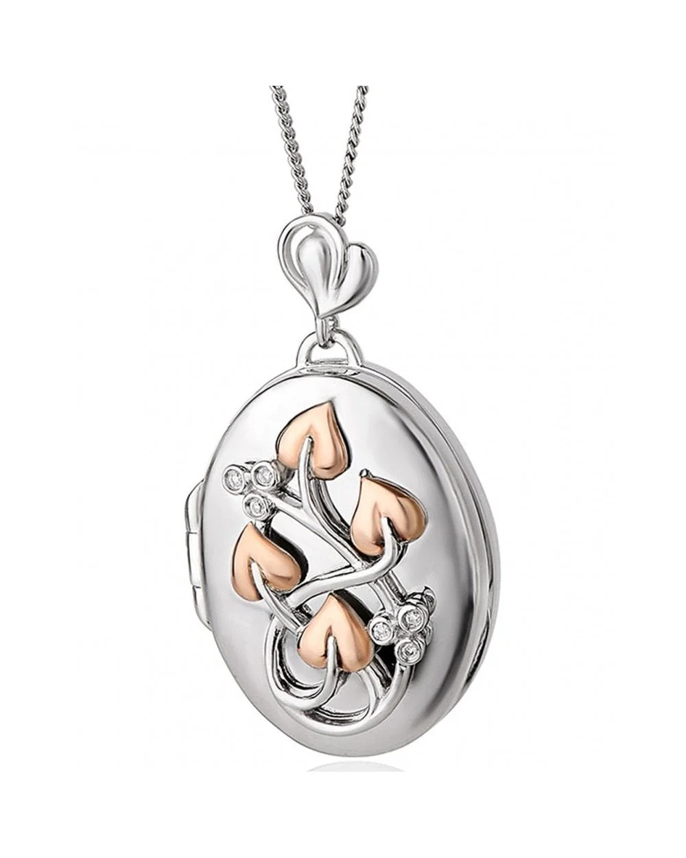 Tree of Life Diamond Locket - Image 2