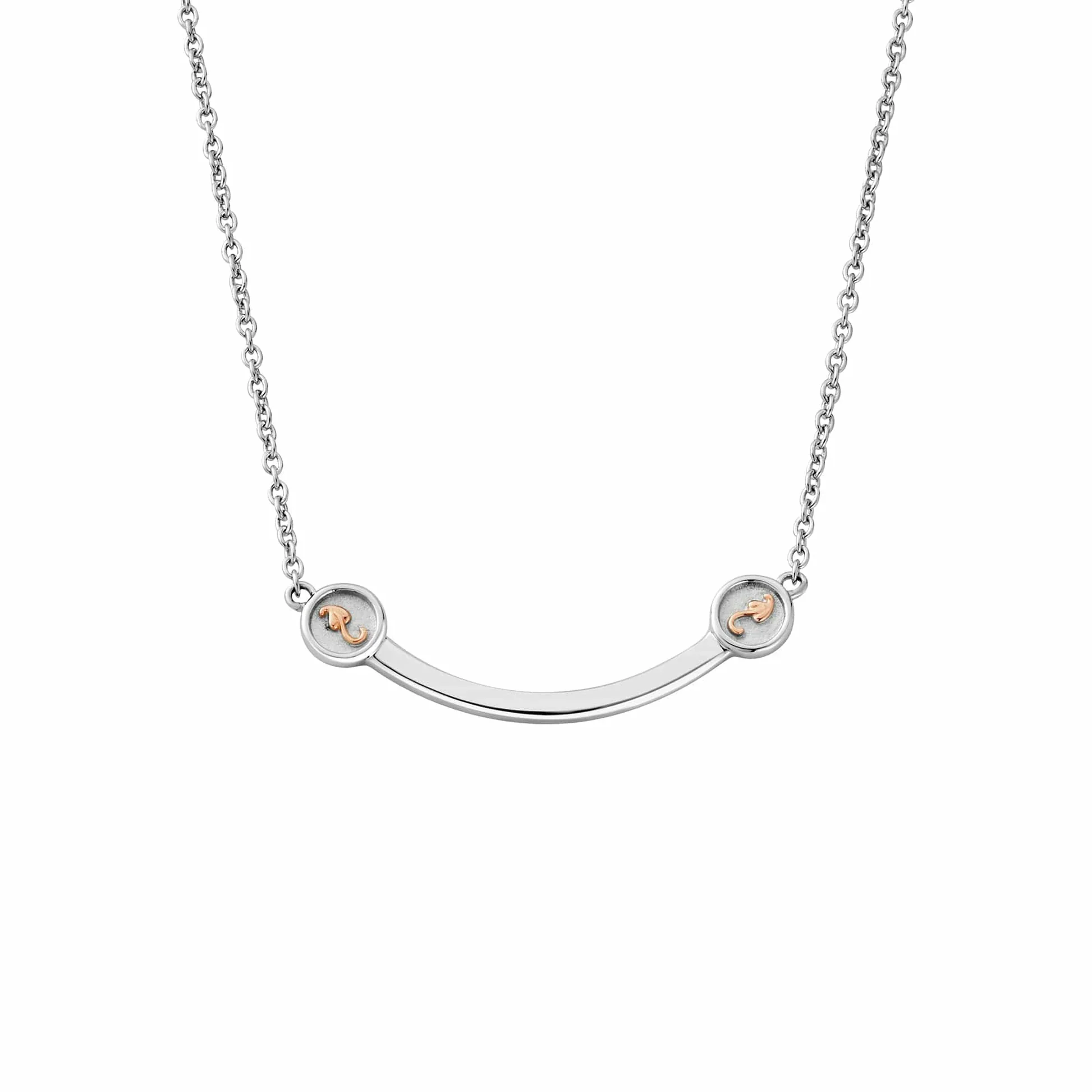 Tree of Life Insignia Curve Silver Necklace