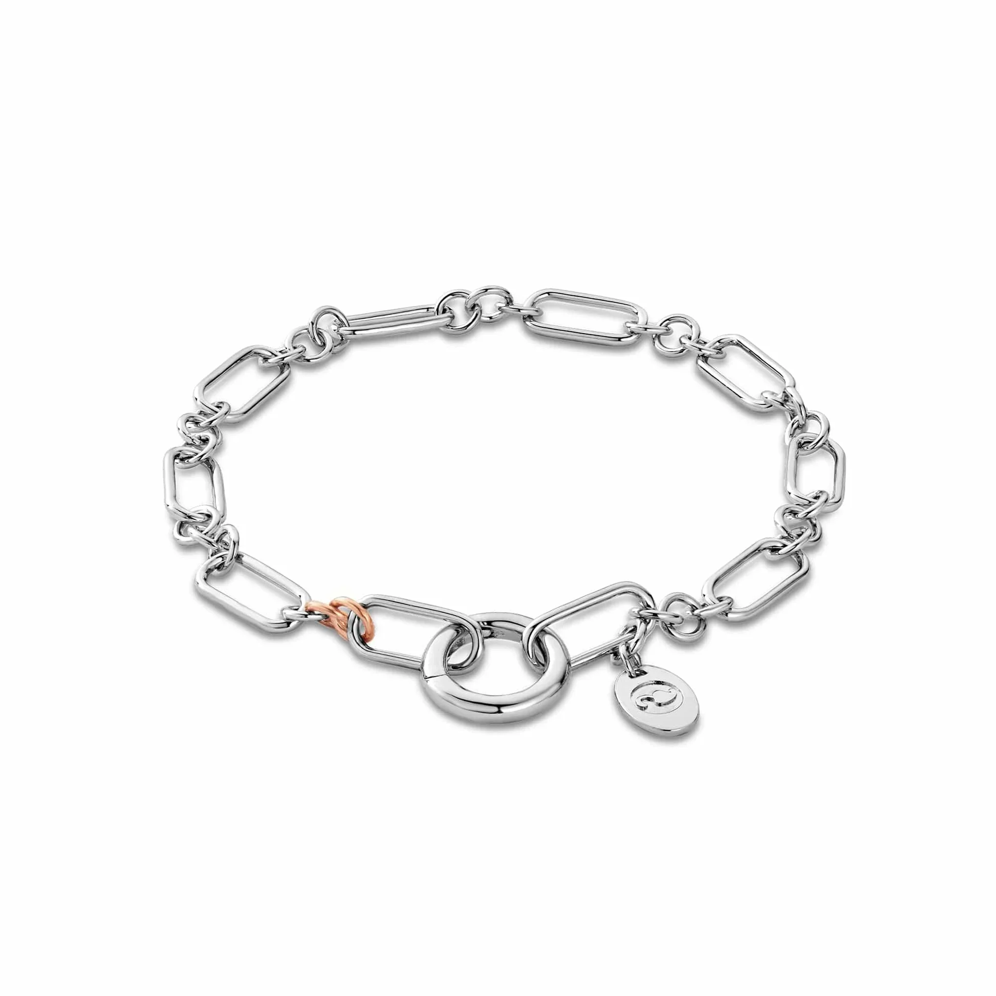 Tree of Life Insignia Silver Charm Bracelet