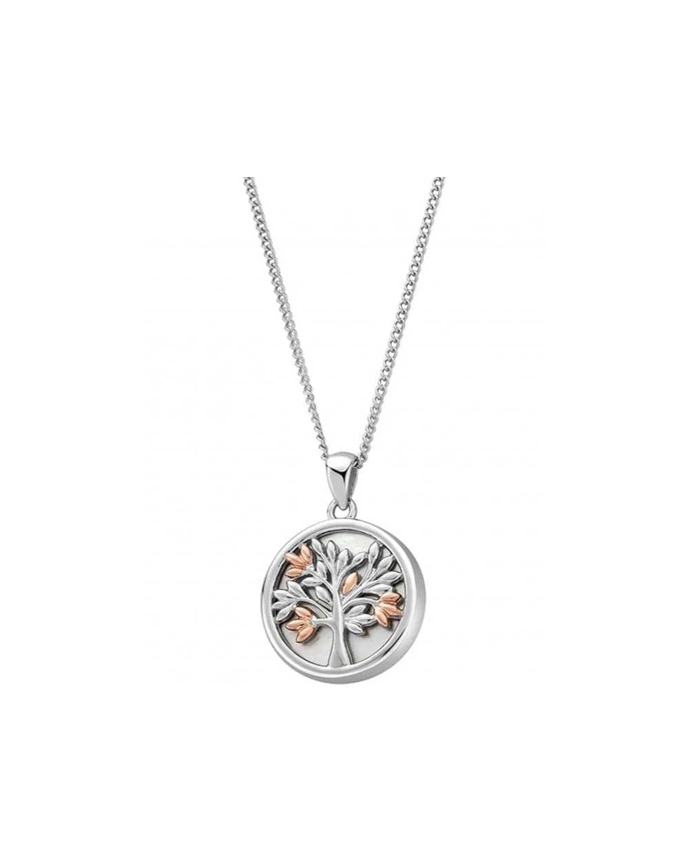 Tree of Life Sterling Silver Pendant with Mother of Pearl
