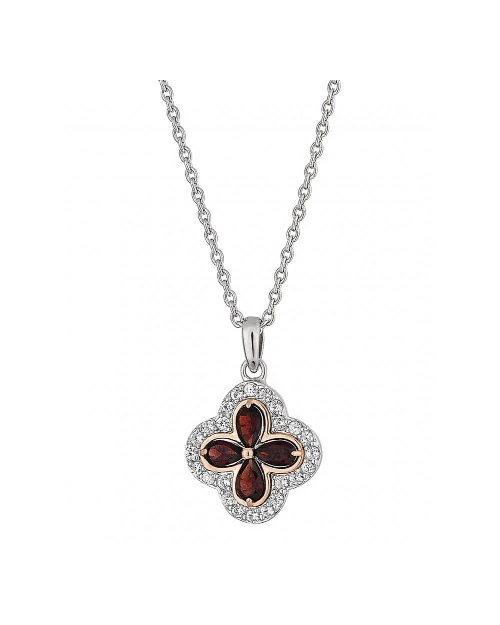 Tudor Court Garnet Pendant