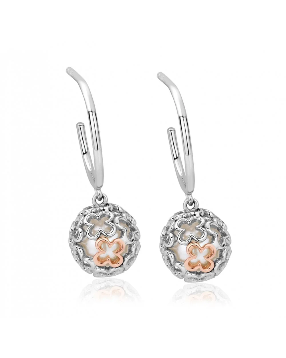 Tudor Court Spherical Pearl Drop Earrings