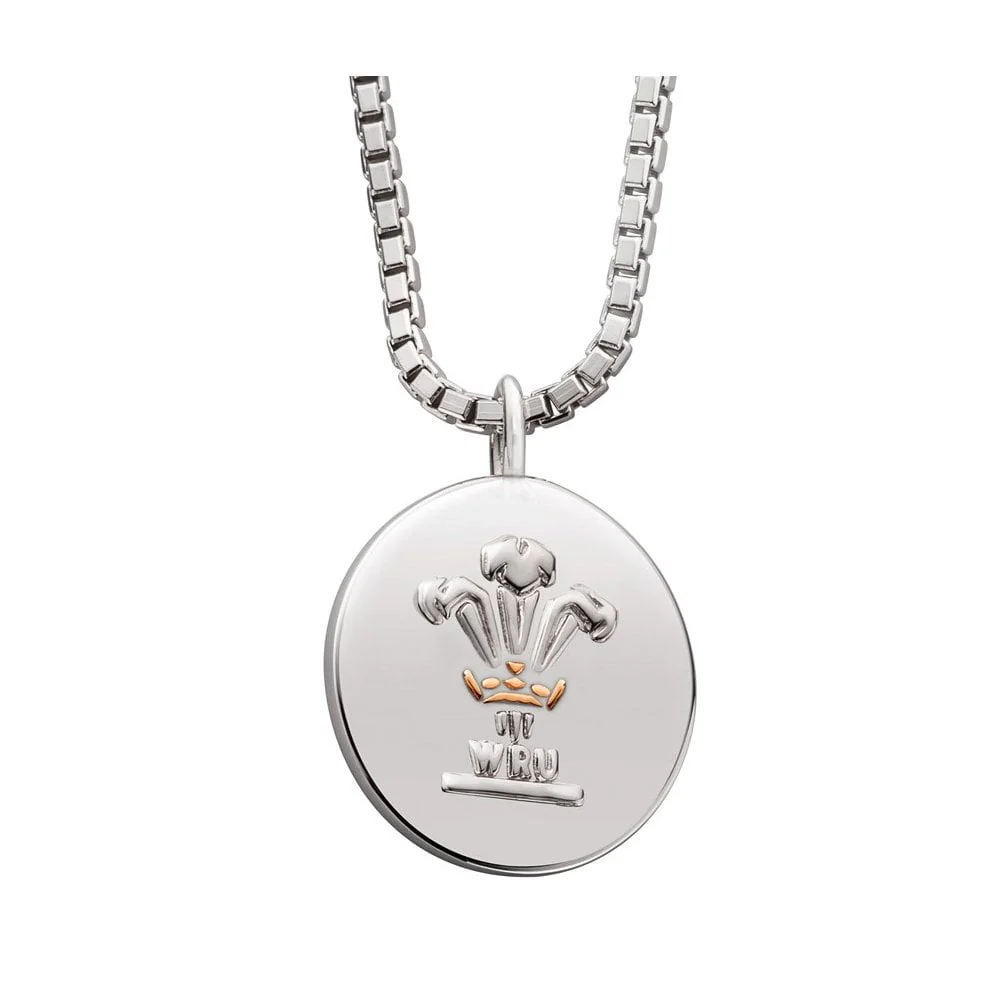WRU Sterling Silver Welsh Dragon Pendant
