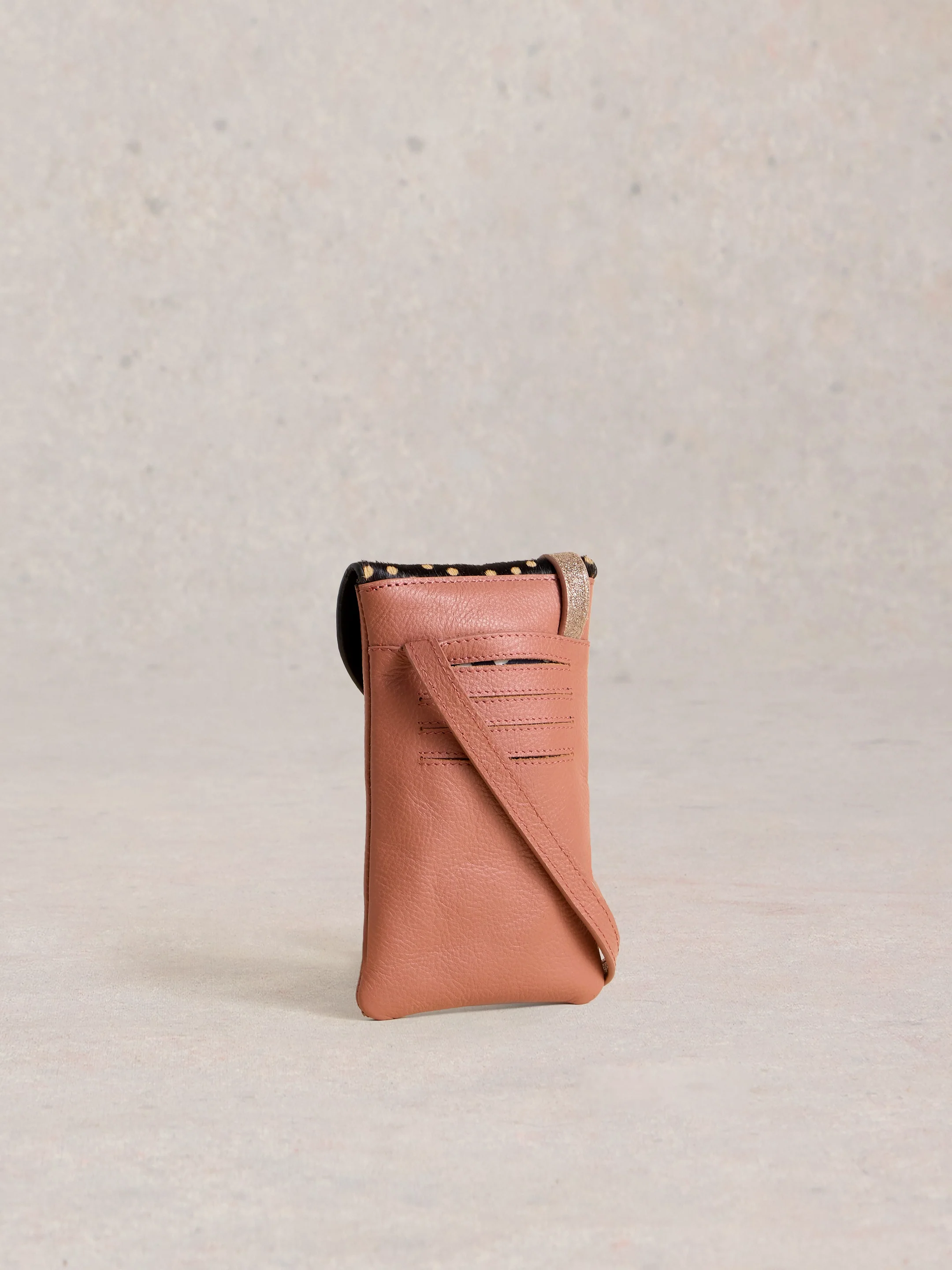 Coco Leather Phone Bag - Image 4
