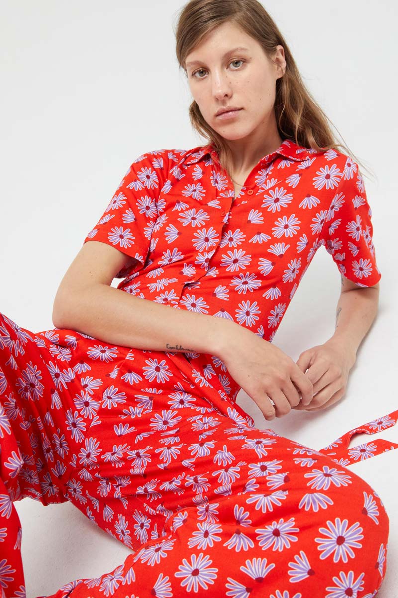 Bellis Floral Long Jumpsuit - Image 4