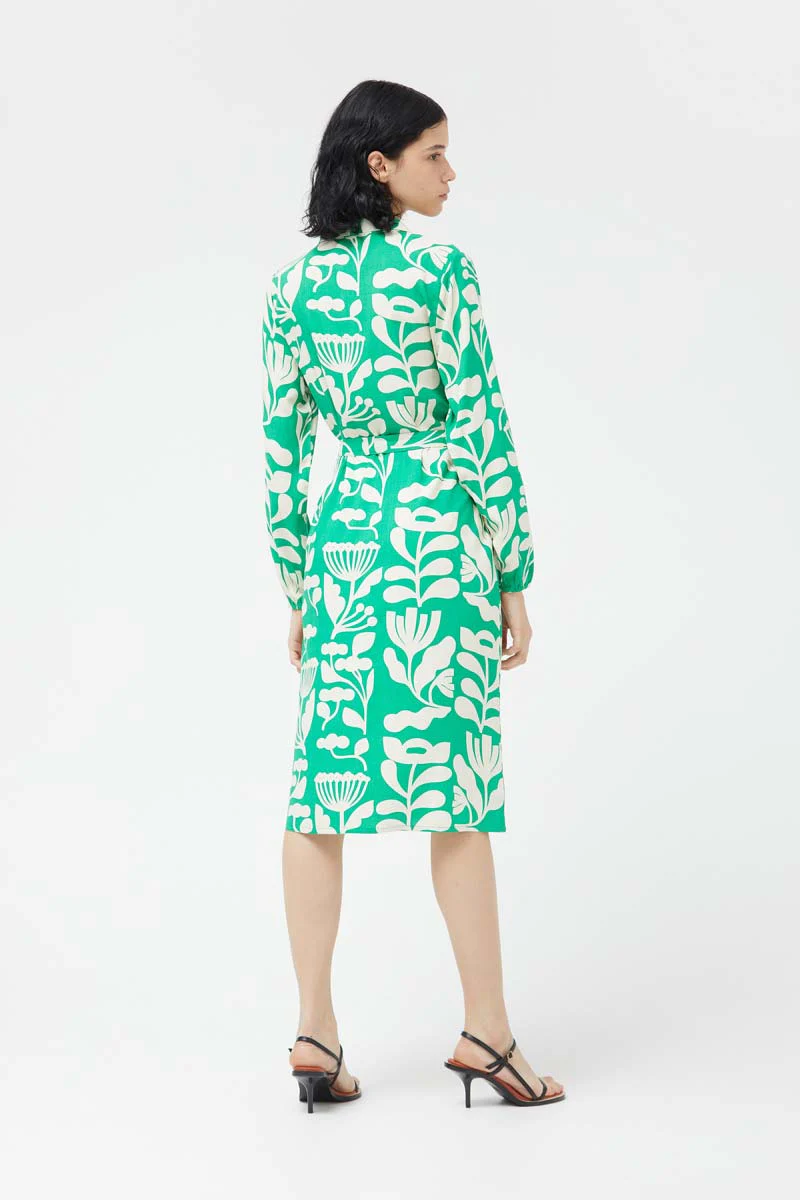 Hortencia Floral Midi Dress - Image 2