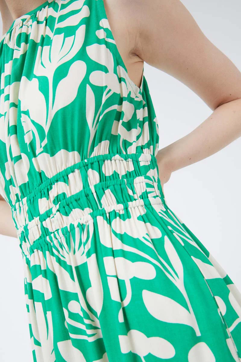 Hortencia Floral Sleeveless Long Dress - Image 3