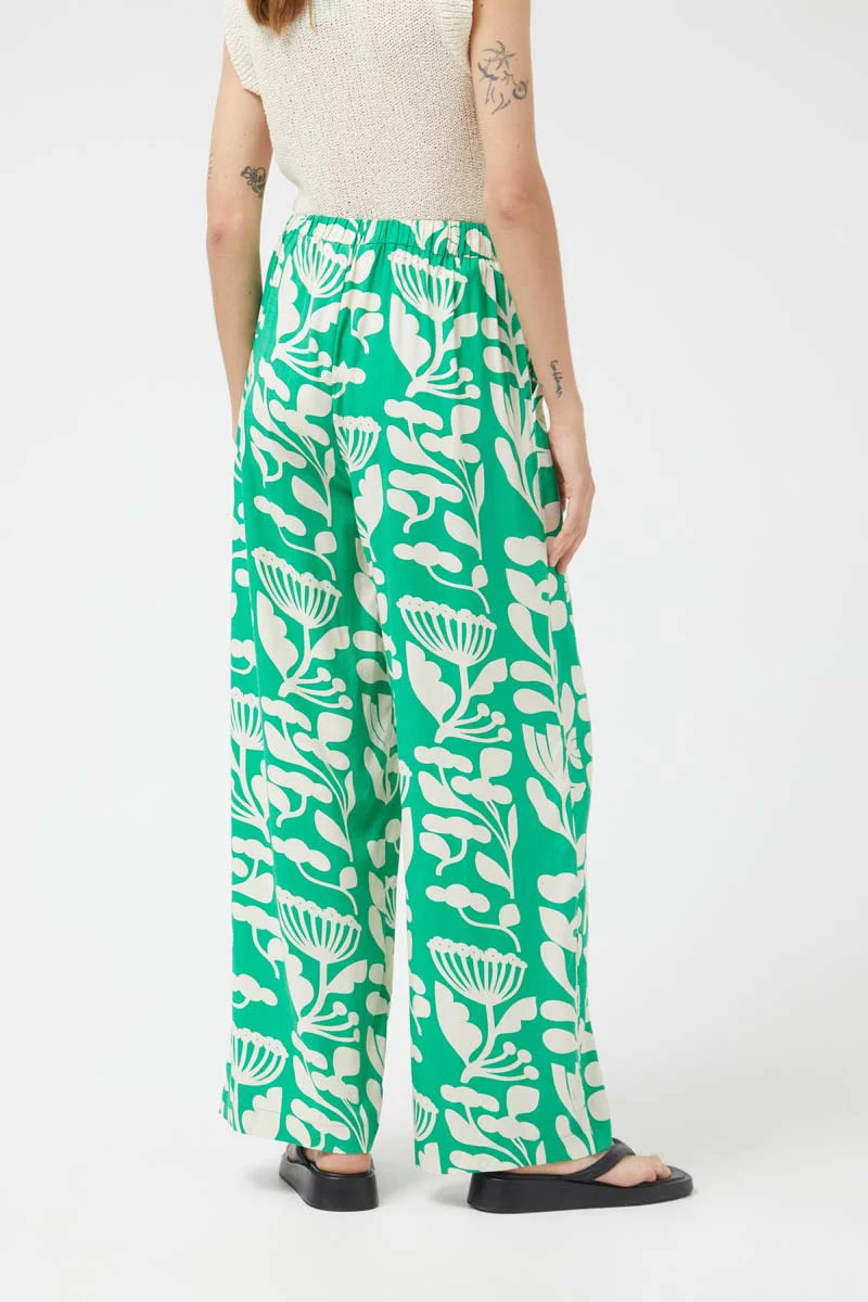 Hortencia Floral Straight Pants - Image 3