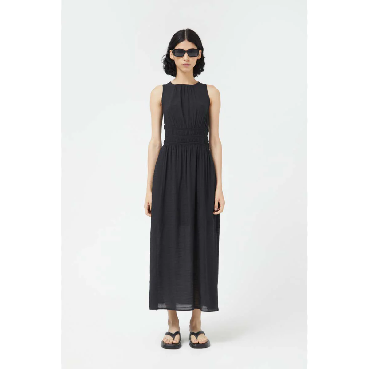 Long Black Sleeveless Dress
