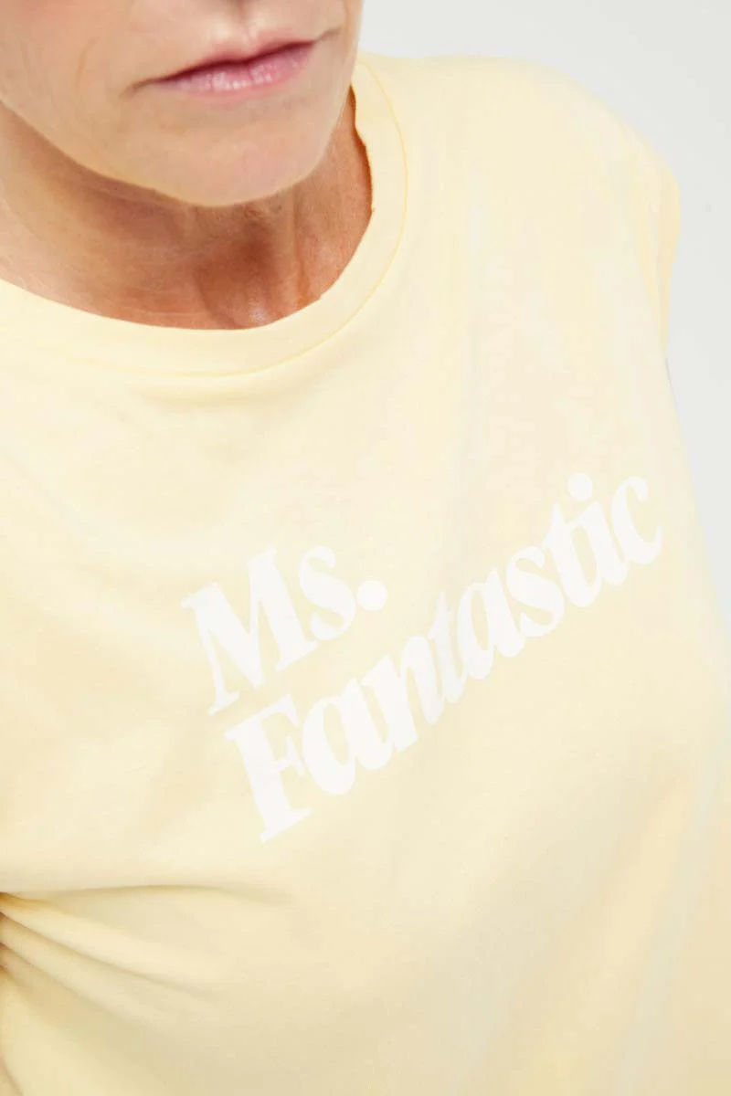 Ms Fantastic White Short Sleeve T-shirt - Image 3