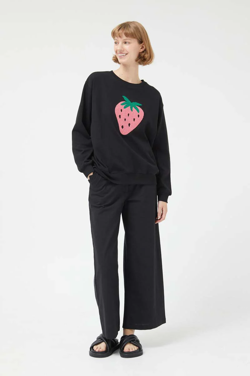 Strawberry Print Sweatshirt - Image 4