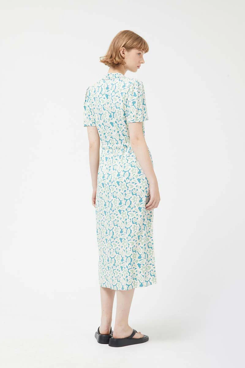 Swamp Floral Shirt Midi Dress - Image 2