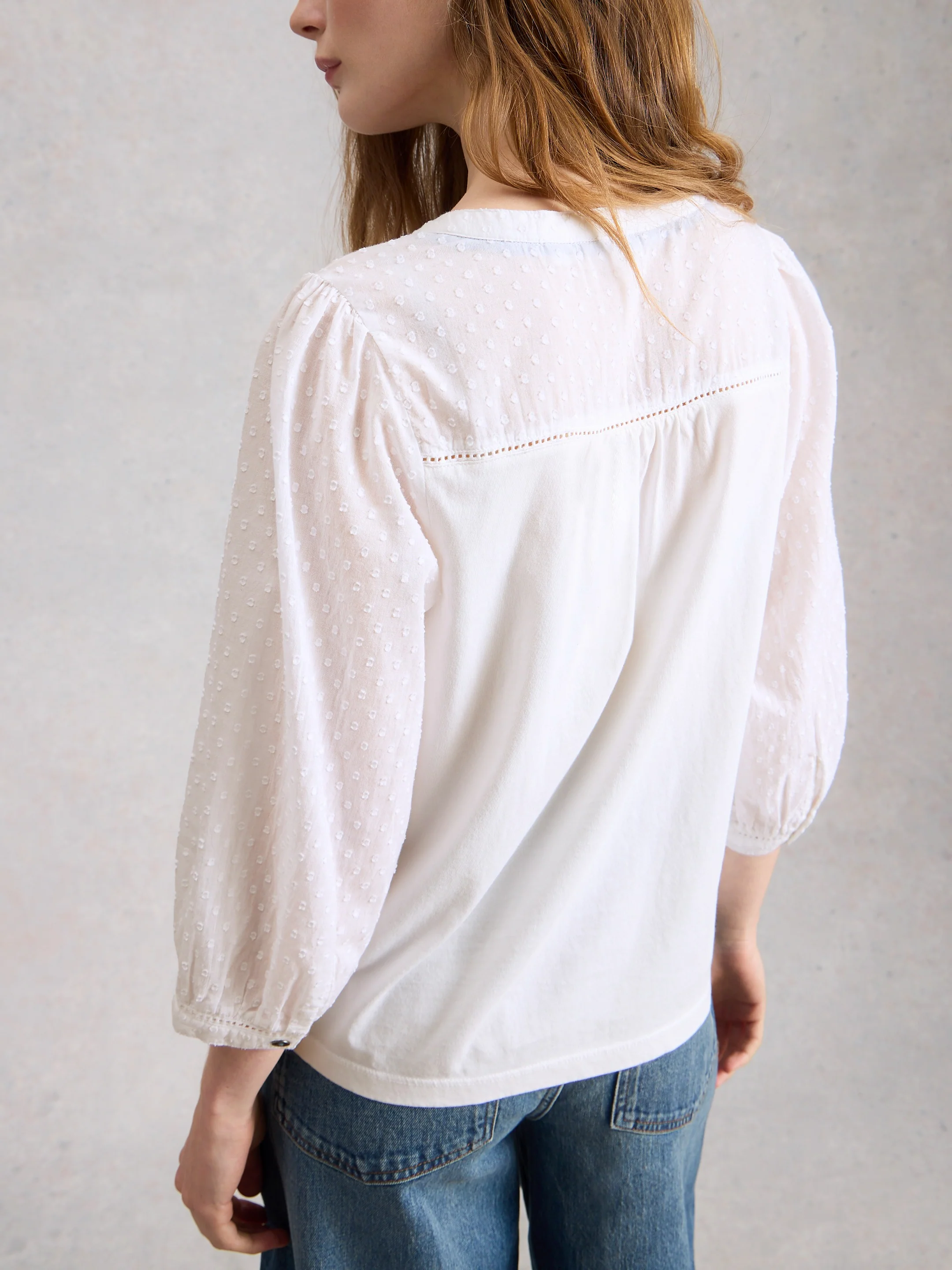 Daisy Dobby Mix Top - Image 4