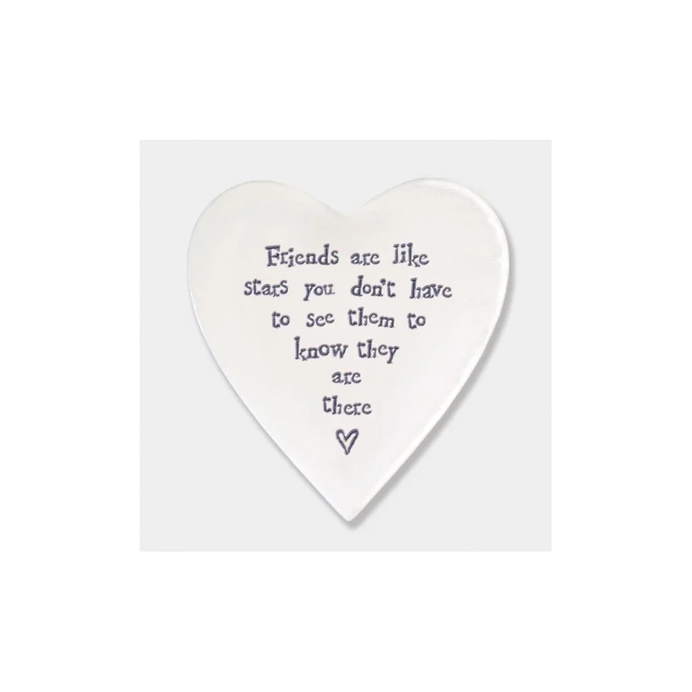 Porcelain Coaster - Friends Are Stars