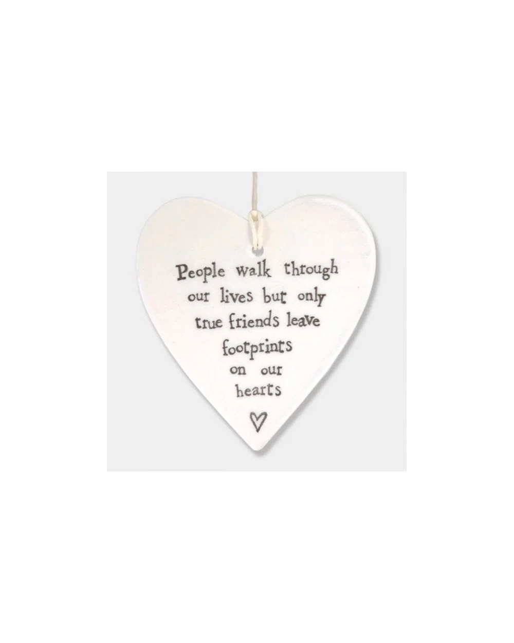 Porcelain Round Heart - People Walk
