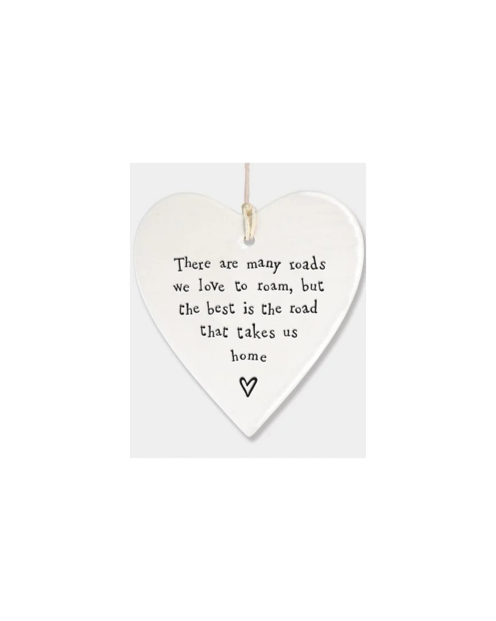 Porcelain Round Heart - Road To Home