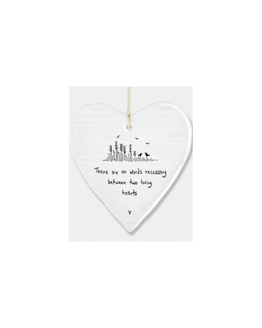 Wobbly Round Heart - Two Loving Hearts