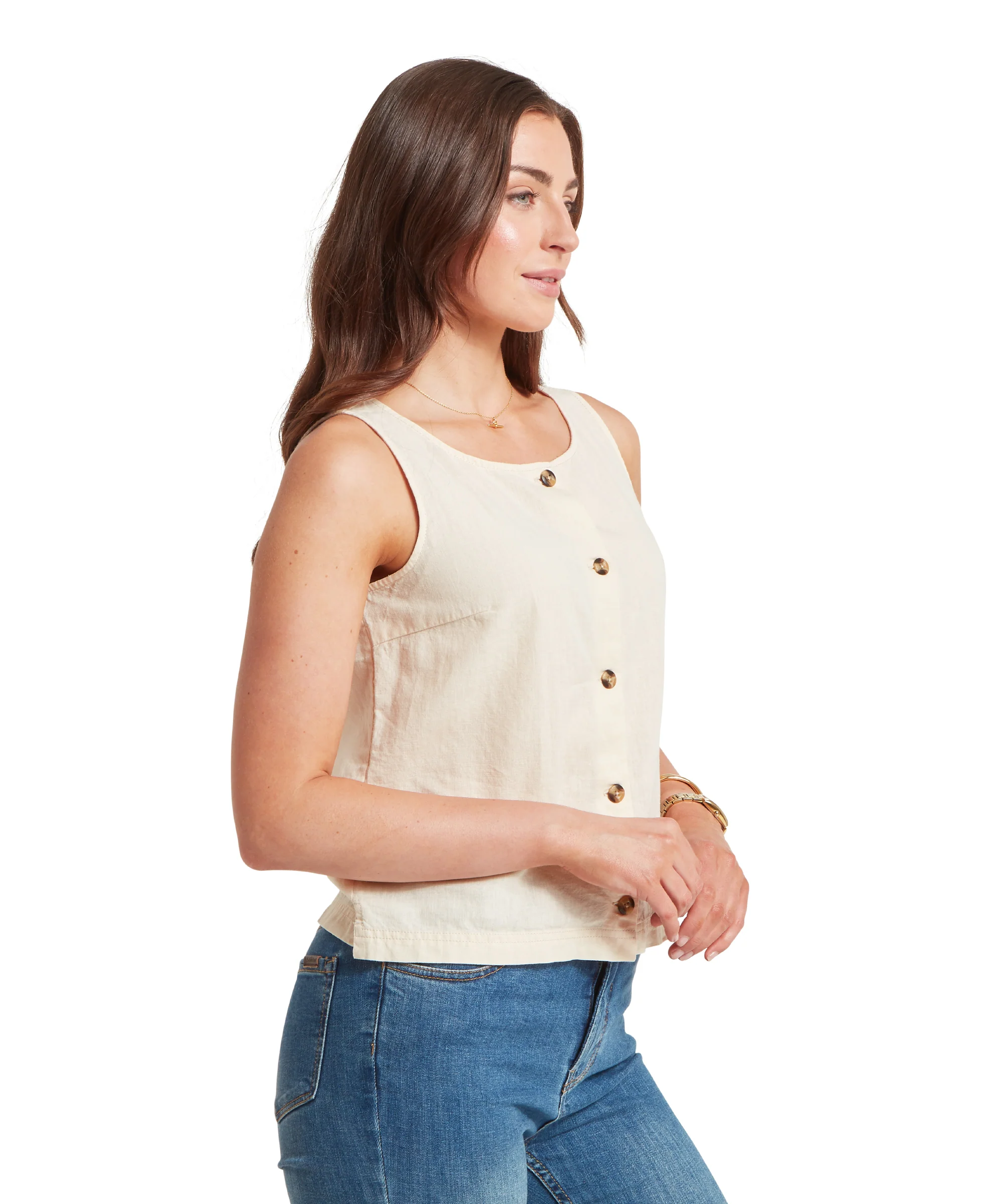 Elsworth Linen Top - Image 2