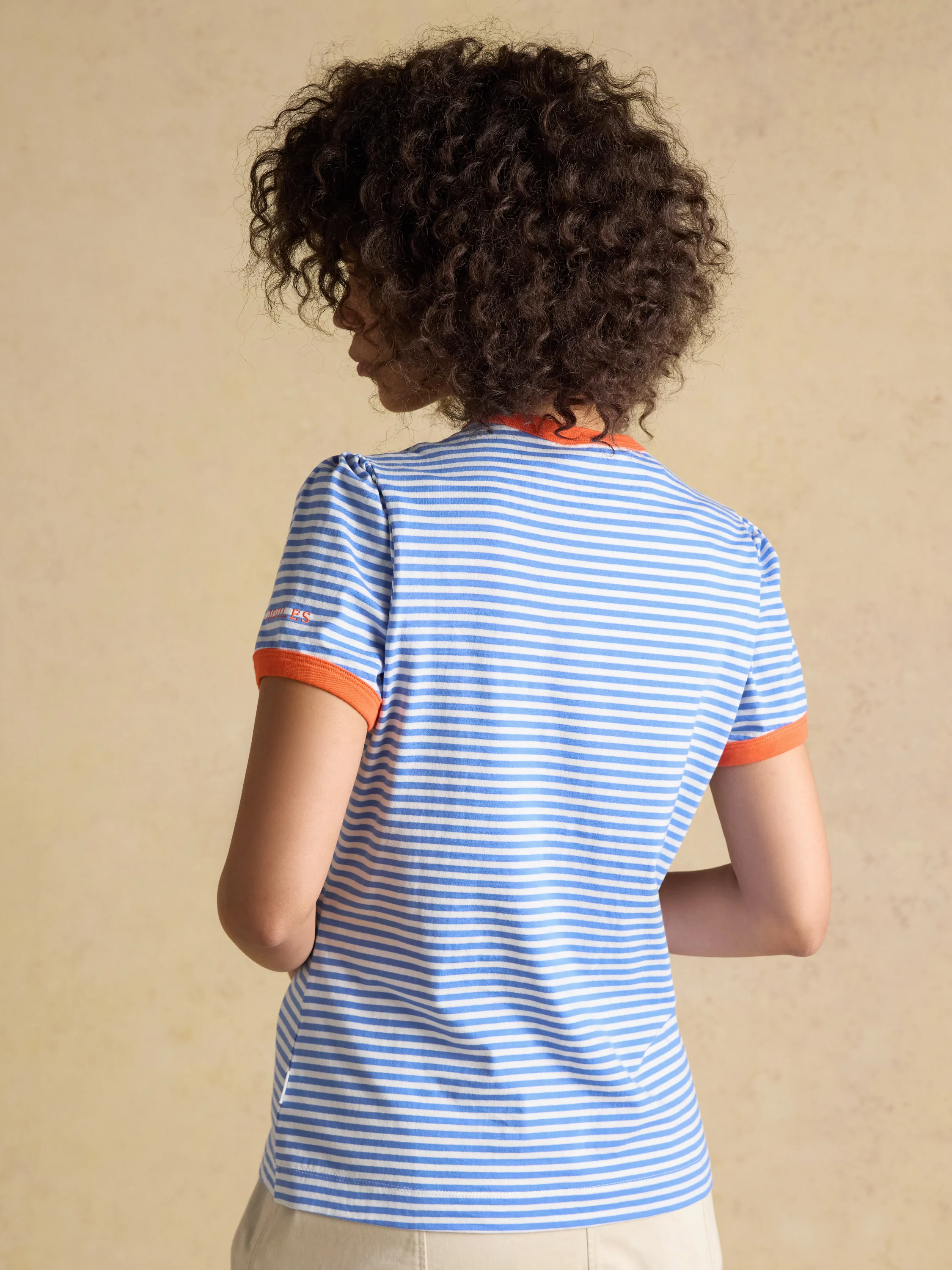 Erin Stripe Short Sleeve T-Shirt - Image 3