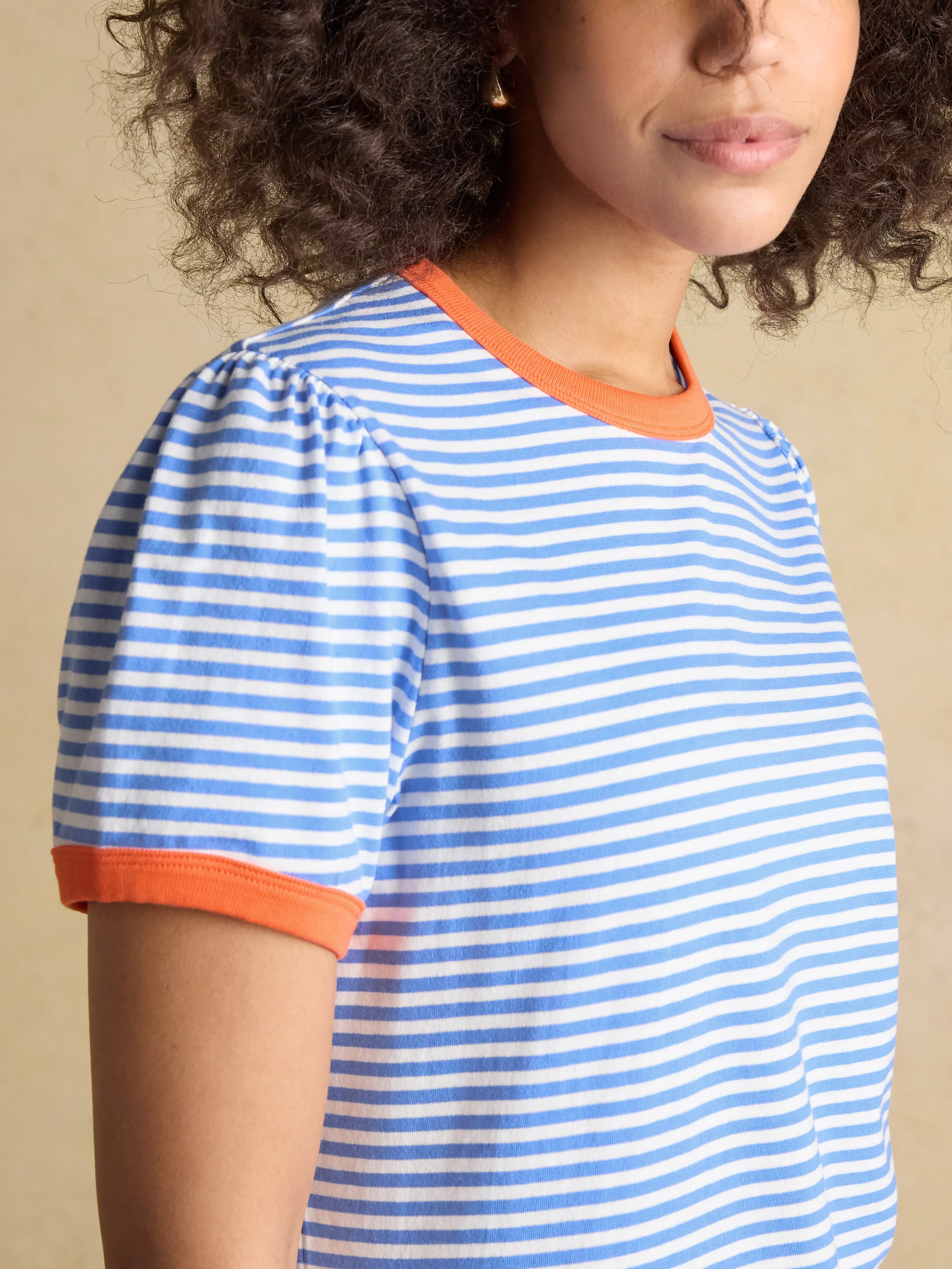 Erin Stripe Short Sleeve T-Shirt - Image 6