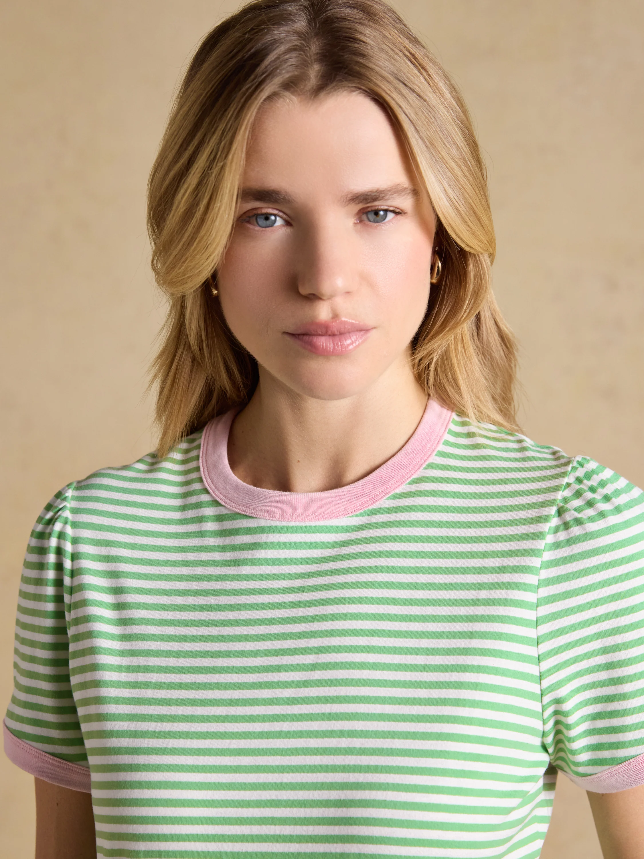 Erin Stripe Short Sleeve T-Shirt - Image 8