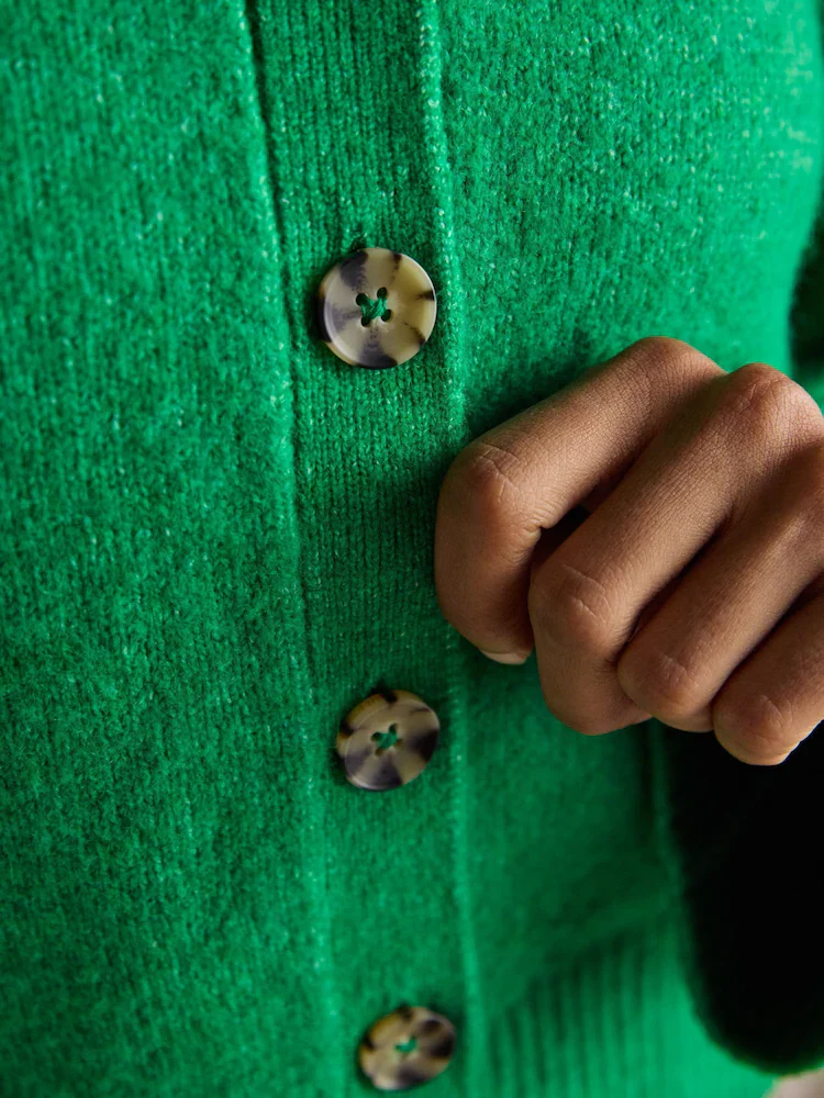 Esme Relaxed Knitted Button Up Cardigan - Image 15