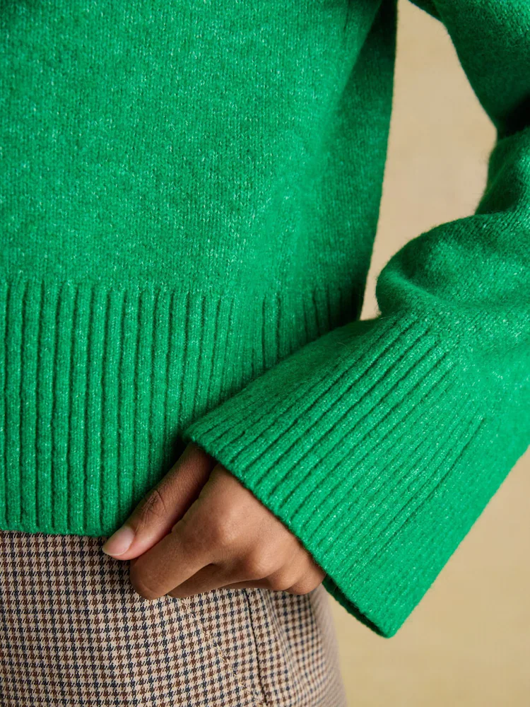 Esme Relaxed Knitted Button Up Cardigan - Image 17