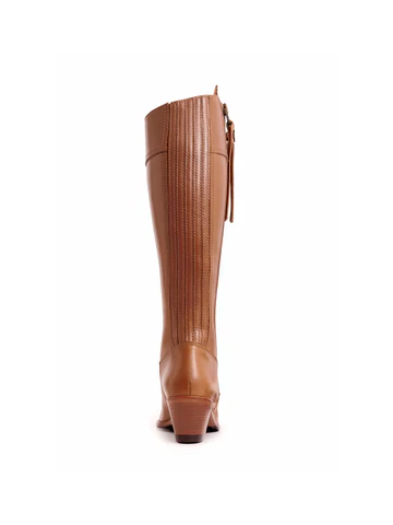 Women's Regina Leather Heeled Boot (Sporting Fit) Size 5 - Image 3