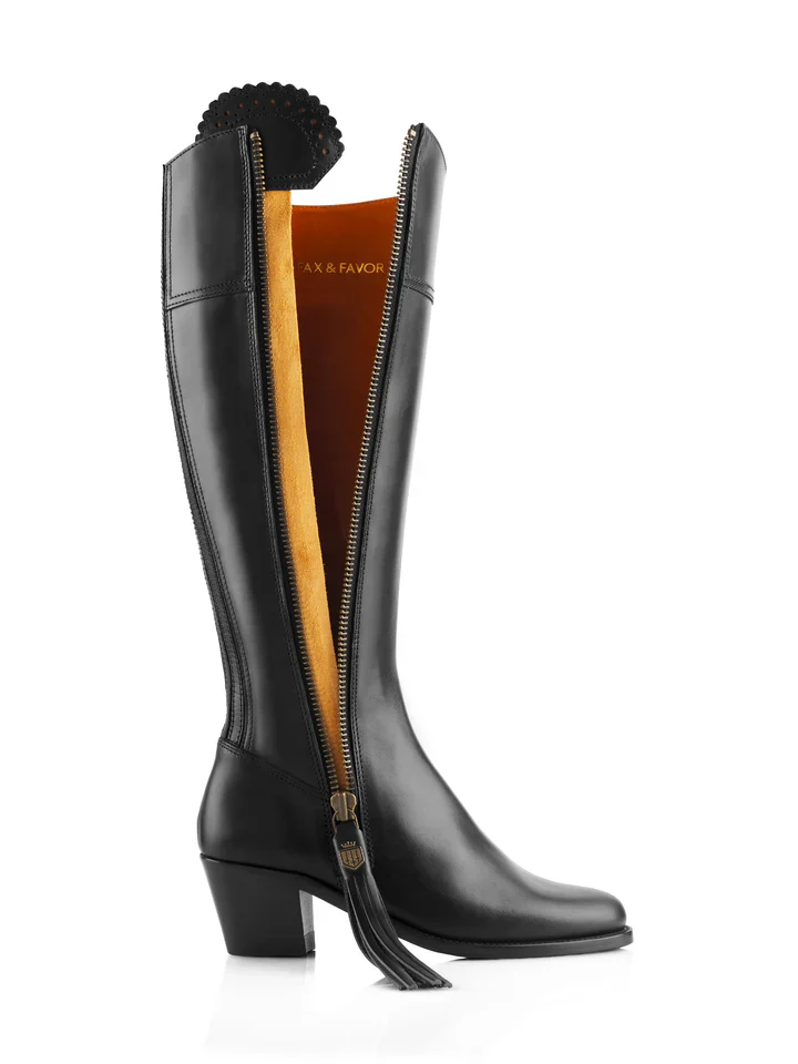 Women's Regina Leather Heeled Boots (Regular Fit) - Image 11