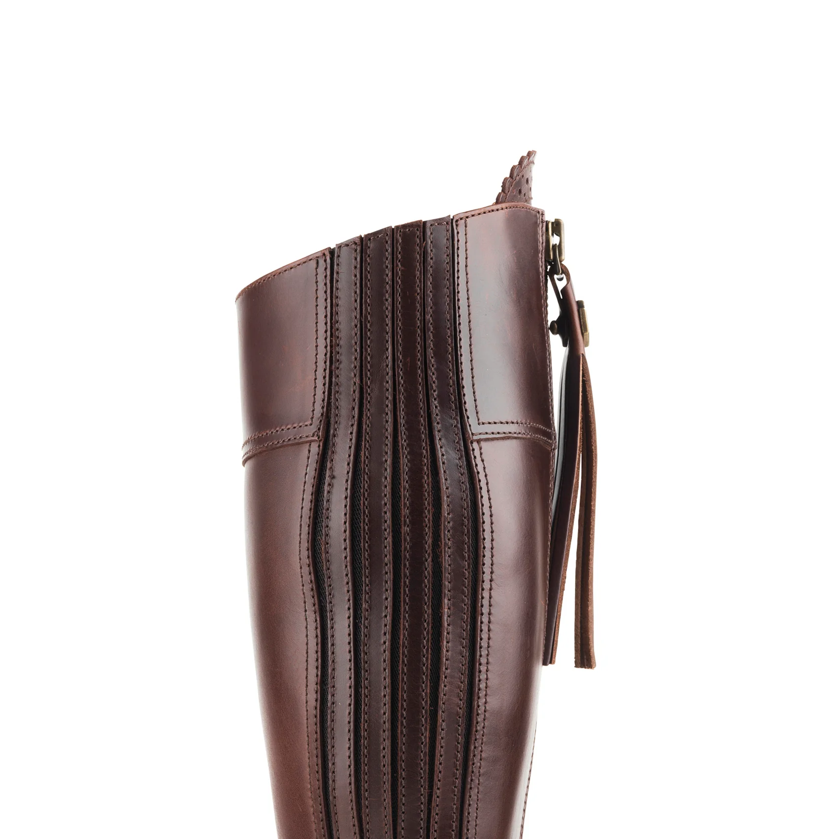 Women's Regina Leather Heeled Boots (Regular Fit) - Image 4