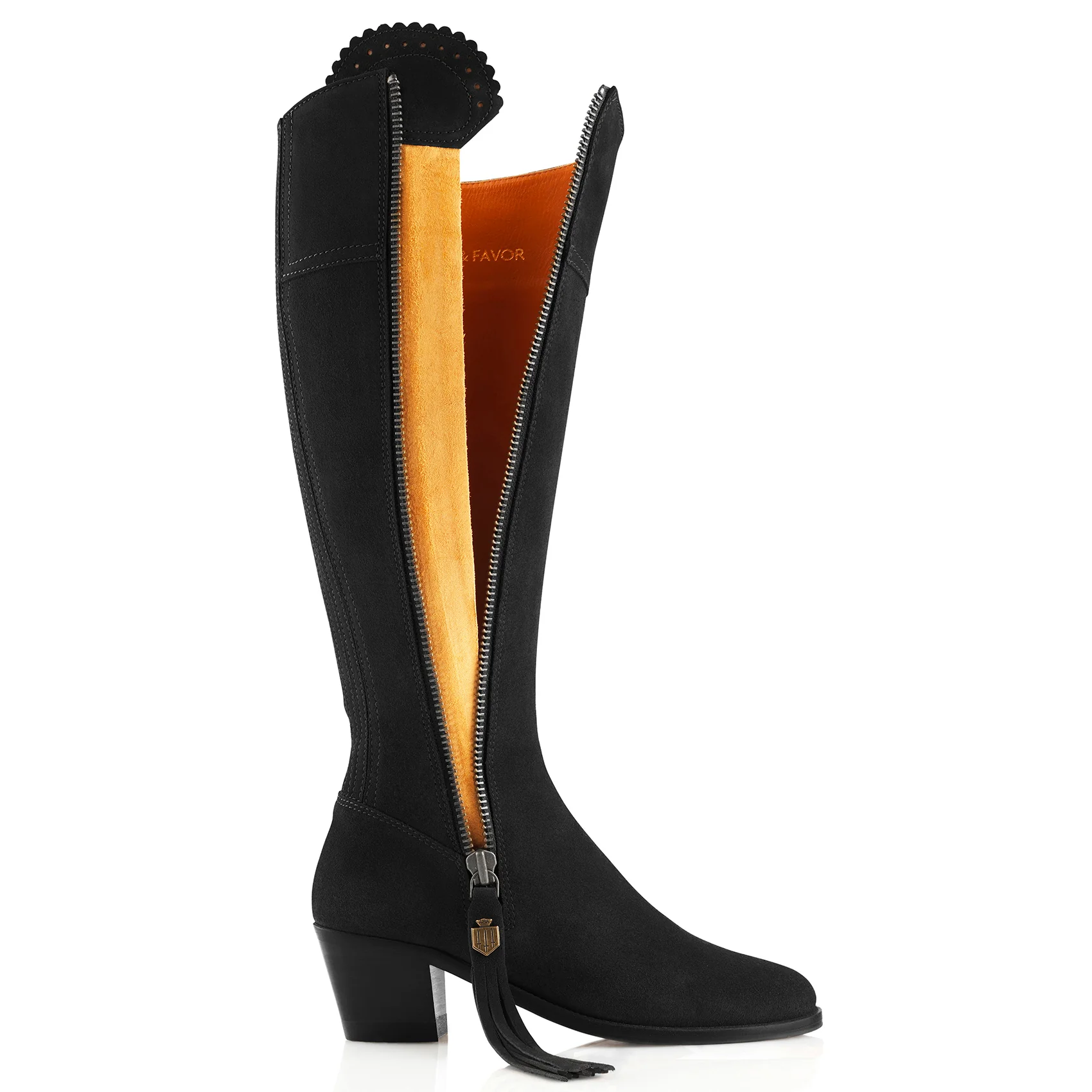 Womens Regina Suede Heeled Boots (Regular Fit) - Image 10